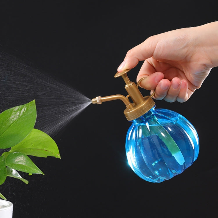 350ml Pumpkin Plastic Gardening Pot Antique Bronze Vintage Style Plants Watering Hand Pressure Spray Craft Bottle