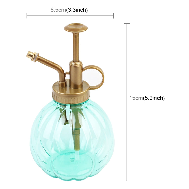 350ml Pumpkin Plastic Gardening Pot Antique Bronze Vintage Style Plants Watering Hand Pressure Spray Craft Bottle