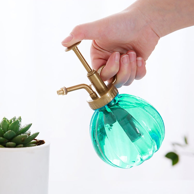 350ml Pumpkin Plastic Gardening Pot Antique Bronze Vintage Style Plants Watering Hand Pressure Spray Craft Bottle