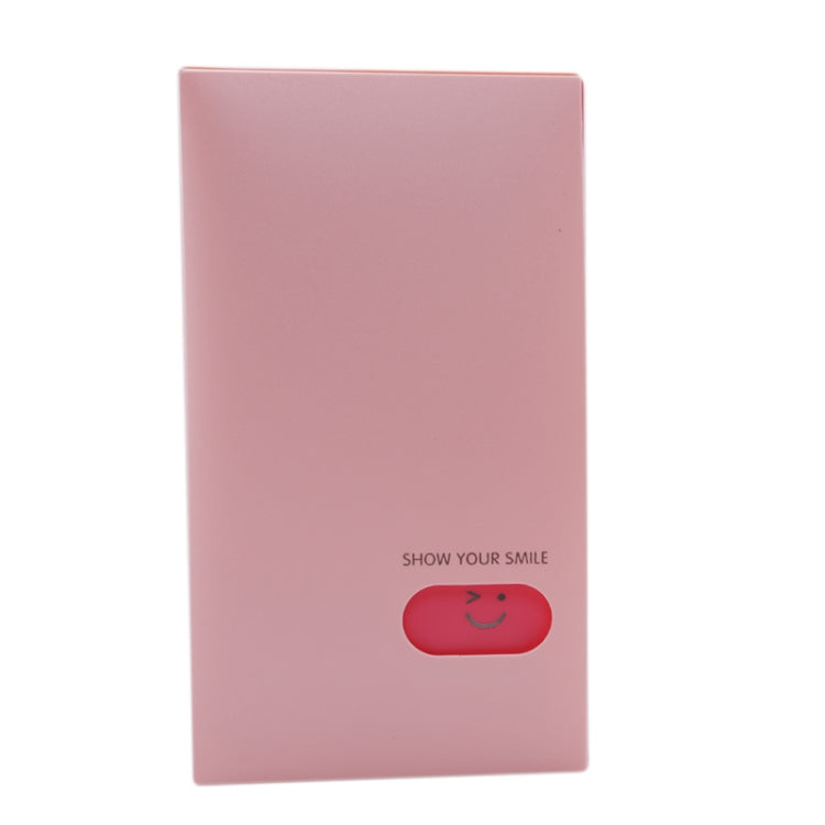 Smiley Face Pattern Portable Business Card Book Card Holder Small Card storage Book Card Sticker Collection Ticket Collection