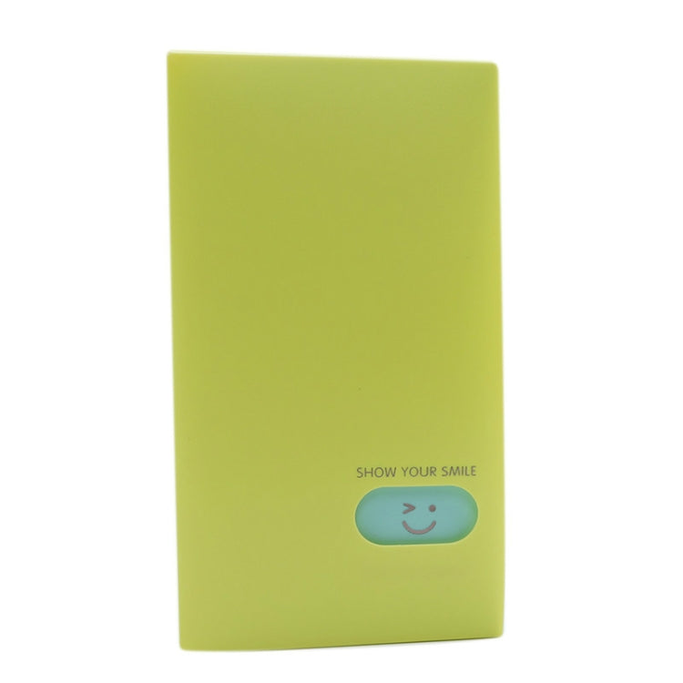 Smiley Face Pattern Portable Business Card Book Card Holder Small Card storage Book Card Sticker Collection Ticket Collection