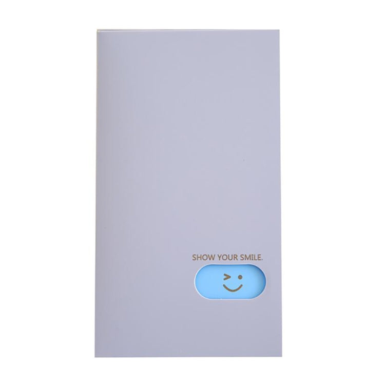Smiley Face Pattern Portable Business Card Book Card Holder Small Card storage Book Card Sticker Collection Ticket Collection