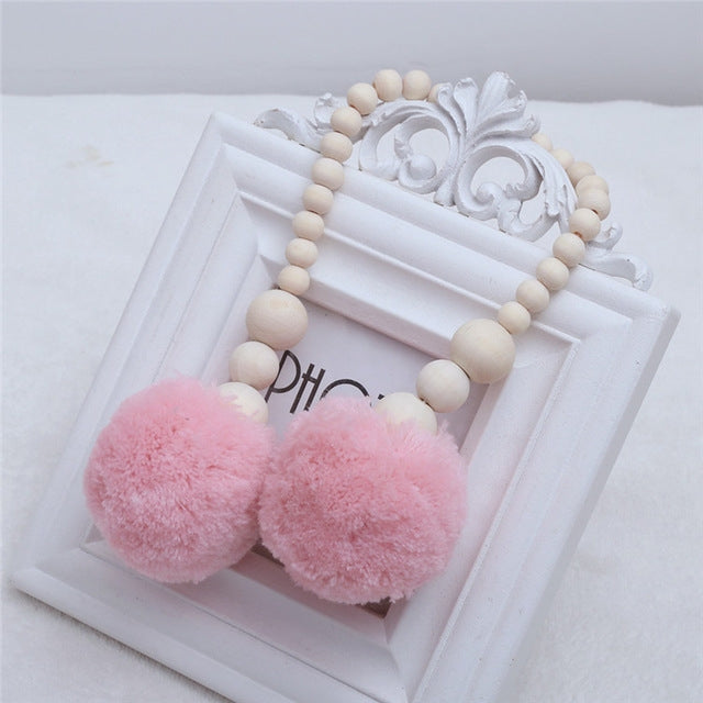 Wooden Beads Hanging Ball Hanging Ornaments Tent Decoration Children's Room Decoration
