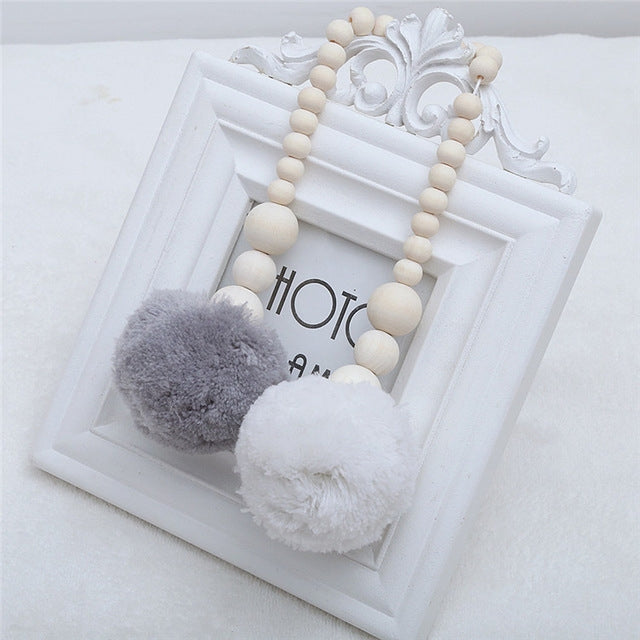 Wooden Beads Hanging Ball Hanging Ornaments Tent Decoration Children's Room Decoration