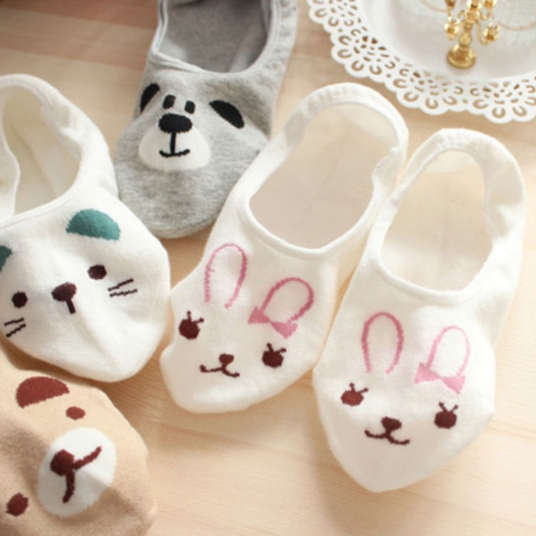 3 Pairs  Non-slip Heart Pattern Invisible Socks