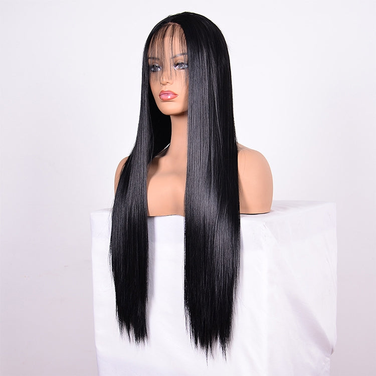 Straight Lace Front Human Hair Wigs, Stretched Length:18 inches, Style:1