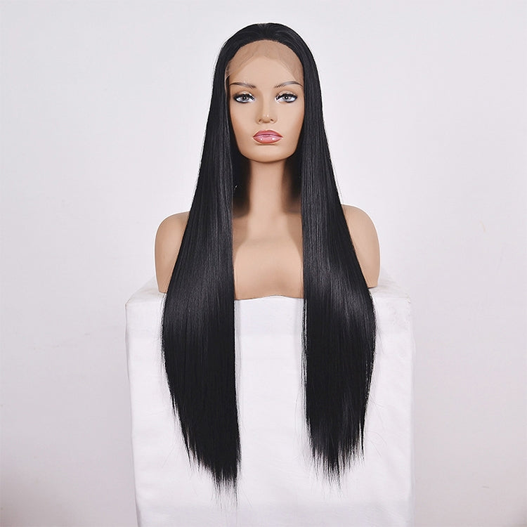 Straight Lace Front Human Hair Wigs, Stretched Length:20 inches, Style:2