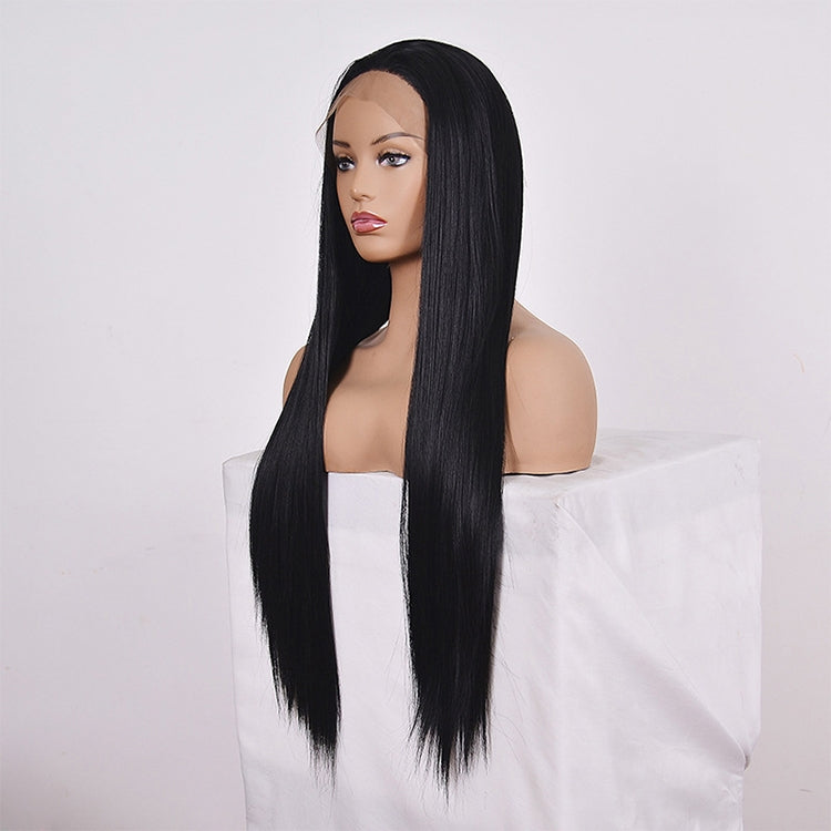 Straight Lace Front Human Hair Wigs, Stretched Length:20 inches, Style:2