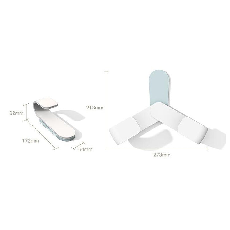 2 PCS Kitchen Wall-mounted Free-punch Lid Cutting Board Storage Rack