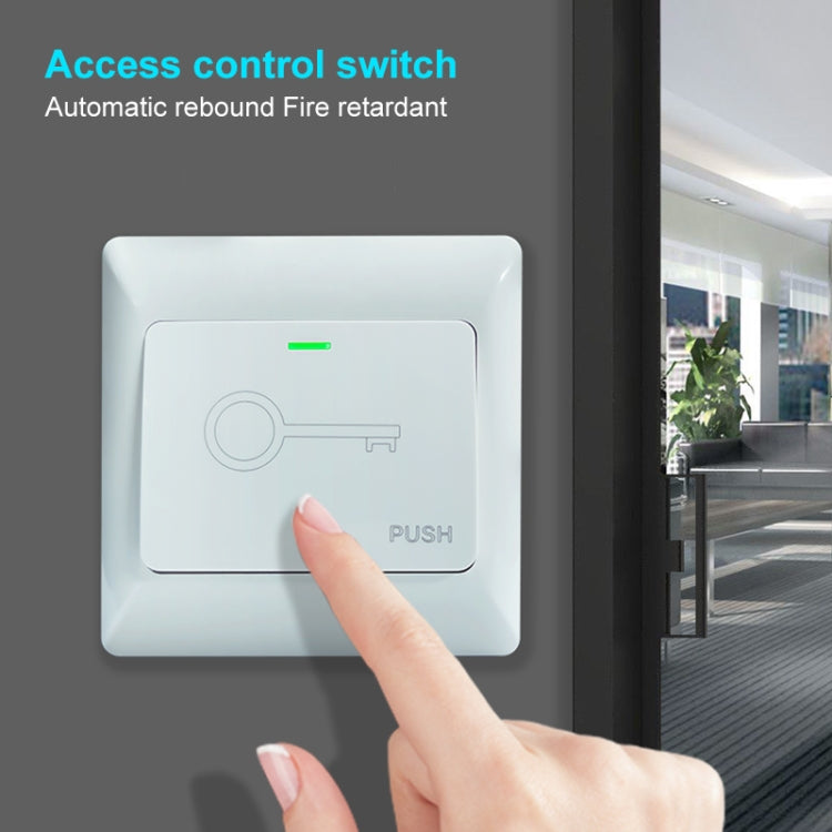 E6 Home Access Control System Door Doorbell Automatic Reset Button Switch