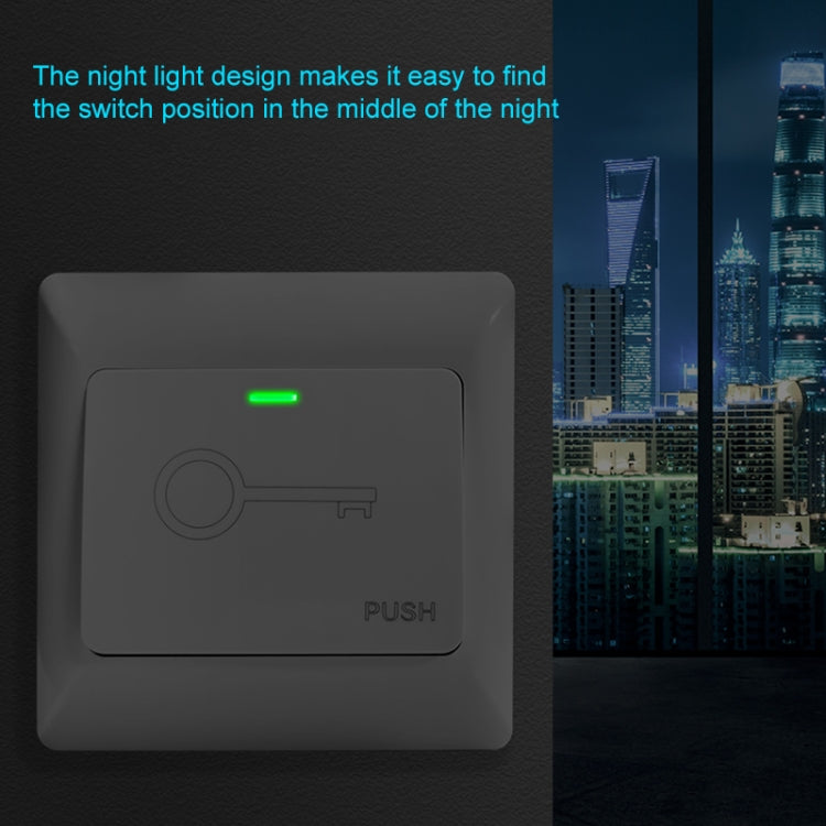E6 Home Access Control System Door Doorbell Automatic Reset Button Switch
