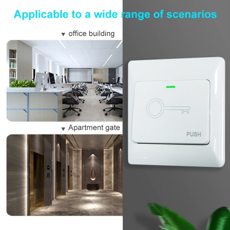 E6 Home Access Control System Door Doorbell Automatic Reset Button Switch