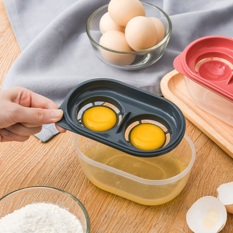 5 PCS Egg White Separator with Storage Box Household Large-Capacity Fast Filtration & Separation Baking Tools