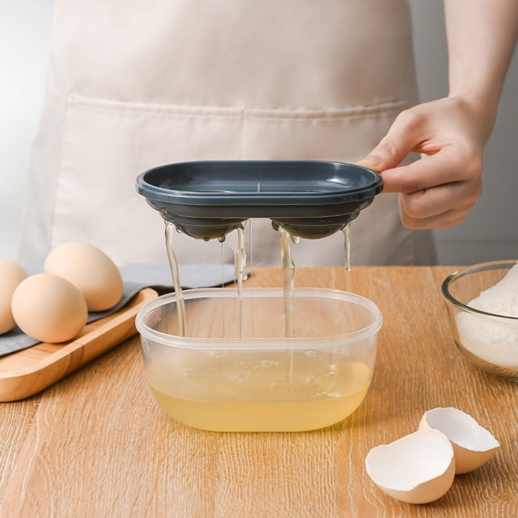 5 PCS Egg White Separator with Storage Box Household Large-Capacity Fast Filtration & Separation Baking Tools