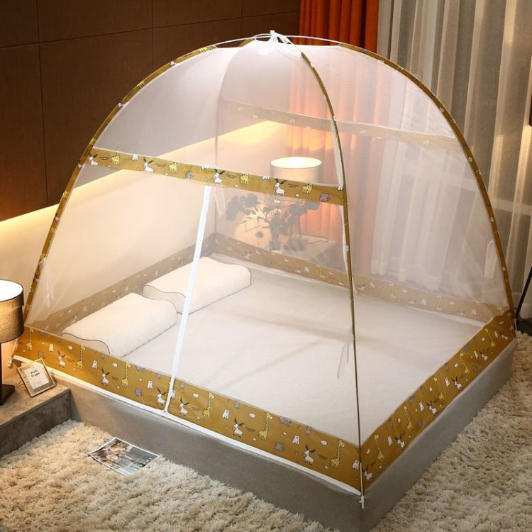 Free Installation of Yurt Double Door Encryption Thickened Mosquito Net, Size:120x200 cm