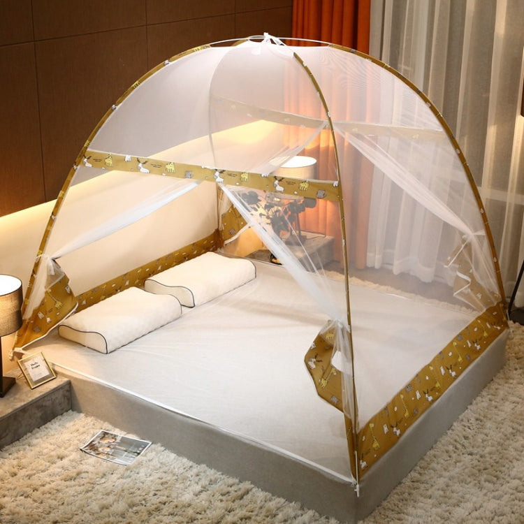 Free Installation of Yurt Double Door Encryption Thickened Mosquito Net, Size:150x200 cm