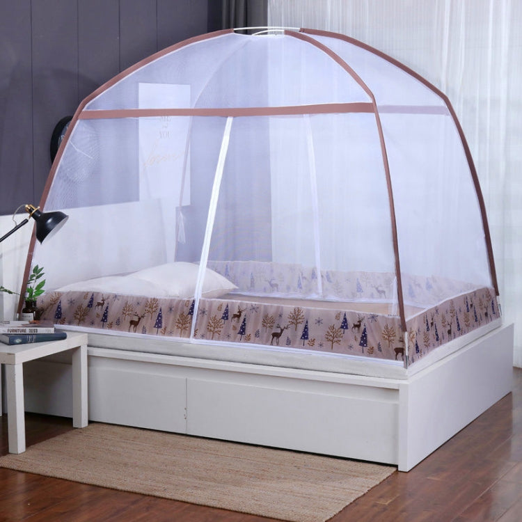Free Installation of Yurt Double Door Encryption Thickened Mosquito Net, Size:150x200 cm