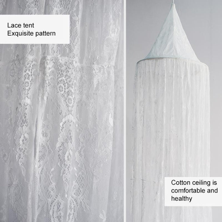 Children Room White Lace Dome Mosquito Net Bed Curtain