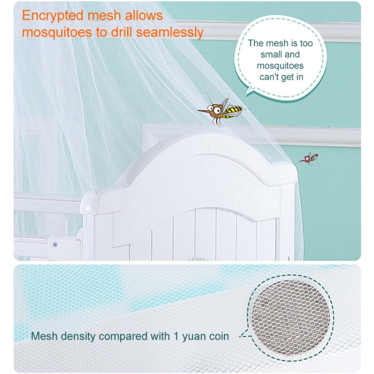 Crib Dome Lightweight Mosquito Net, Size:4.2x1.6 Meters, Style:Simple Door Mosquito Net
