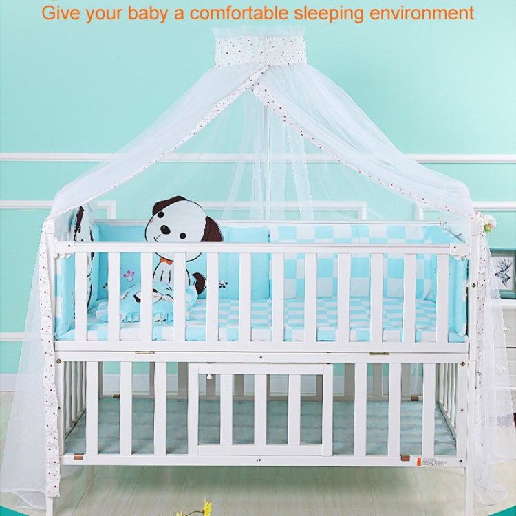 Crib Dome Lightweight Mosquito Net, Size:4.2x1.6 Meters, Style:Flower Side Mosquito Net