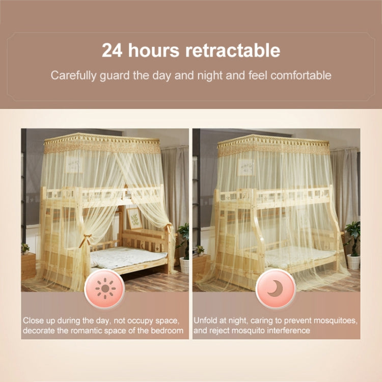 Double-layer Bunk Bed Telescopic Support Floor-to-child Bed Mosquito Net, Size:120x190 cm