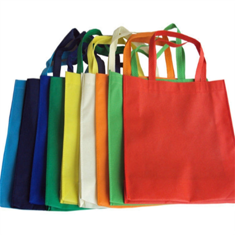 2 PCS Foldable Shopping Bag Reusable Non-woven Shoulder Bags Tote Grocery Bags Pouch, Size:32x38x10cm