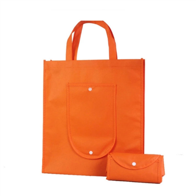 2 PCS Foldable Shopping Bag Reusable Non-woven Shoulder Bags Tote Grocery Bags Pouch, Size:35x45x10cm