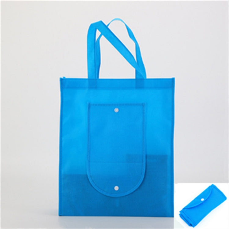 2 PCS Foldable Shopping Bag Reusable Non-woven Shoulder Bags Tote Grocery Bags Pouch, Size:35x45x10cm