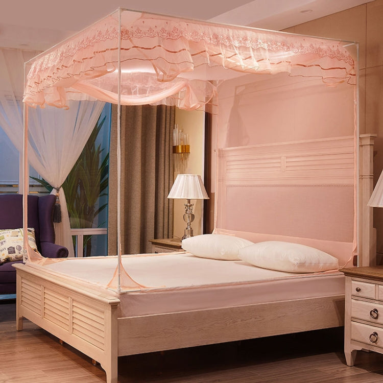 Household Free Installation Thickened Encryption Dustproof Mosquito Net, Size:200x220 cm, Style:Full Bottom