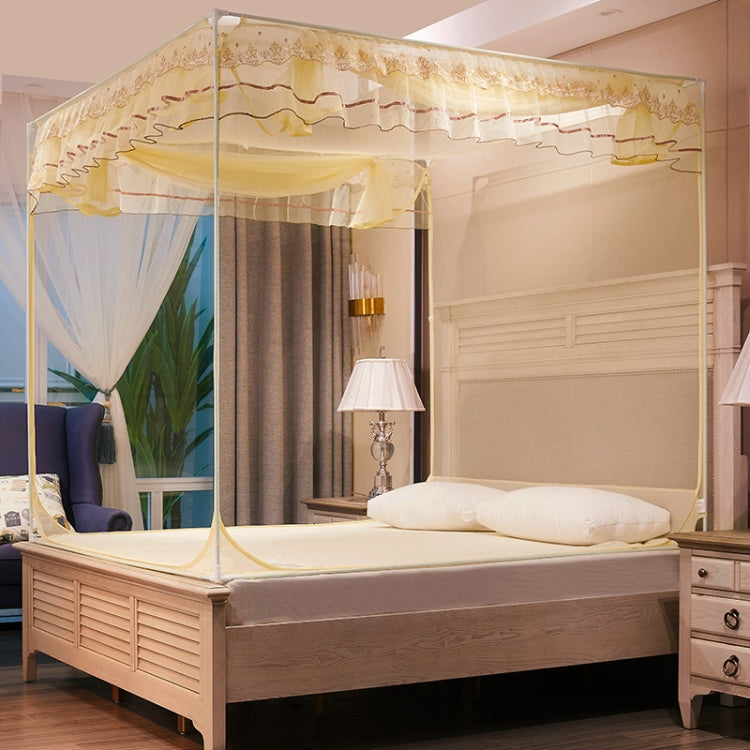 Household Free Installation Thickened Encryption Dustproof Mosquito Net, Size:200x220 cm, Style:Full Bottom