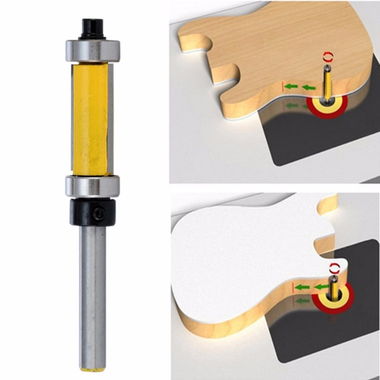 Flush Trim Pattern Router Bit 1/4" Shank Panel