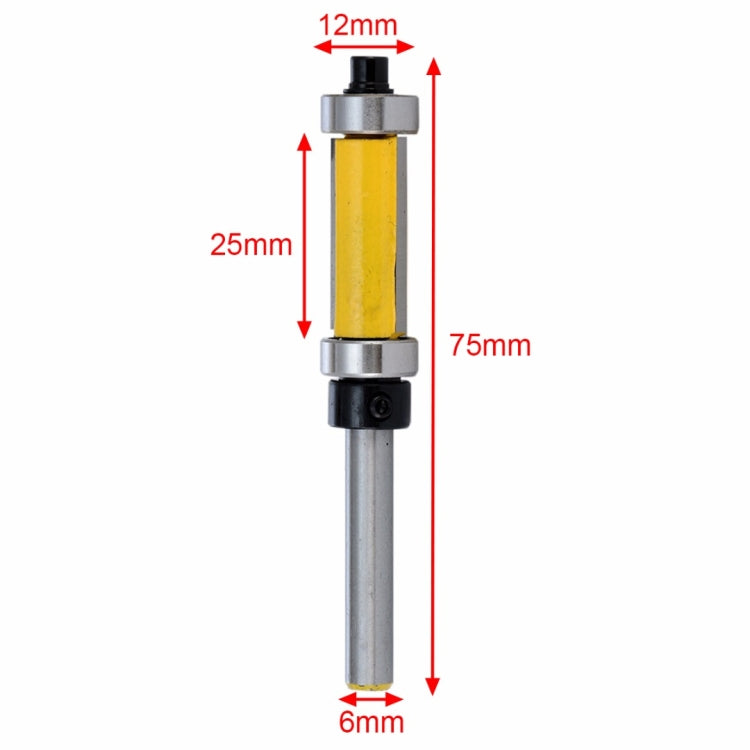 Flush Trim Pattern Router Bit 1/4" Shank Panel