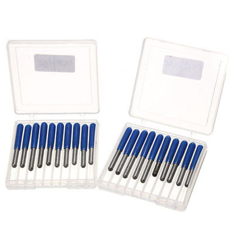 20pcs 3.175mm Carbide PCB Engraving Bits 10/15/20/30 Degree
