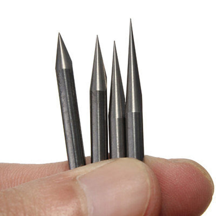 20pcs 3.175mm Carbide PCB Engraving Bits 10/15/20/30 Degree