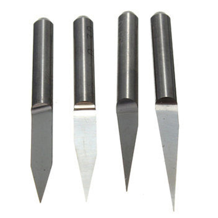 20pcs 3.175mm Carbide PCB Engraving Bits 10/15/20/30 Degree