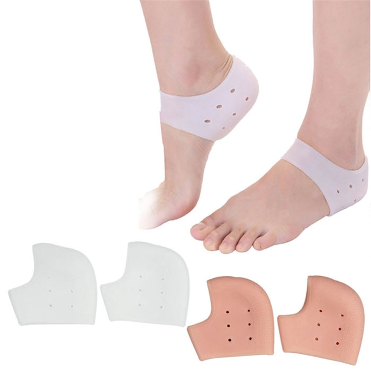 1 Pair Silicone Moisturizing Shredded Heel Socks Foot Care