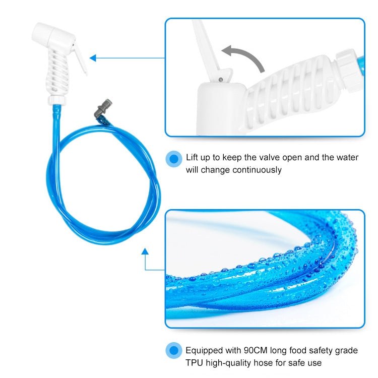 Solar Water Bag Solar Bath Bag Outdoor Shower Picnic Camping  Water Storage Drinking Bag, Style:Ordinary Air Pump