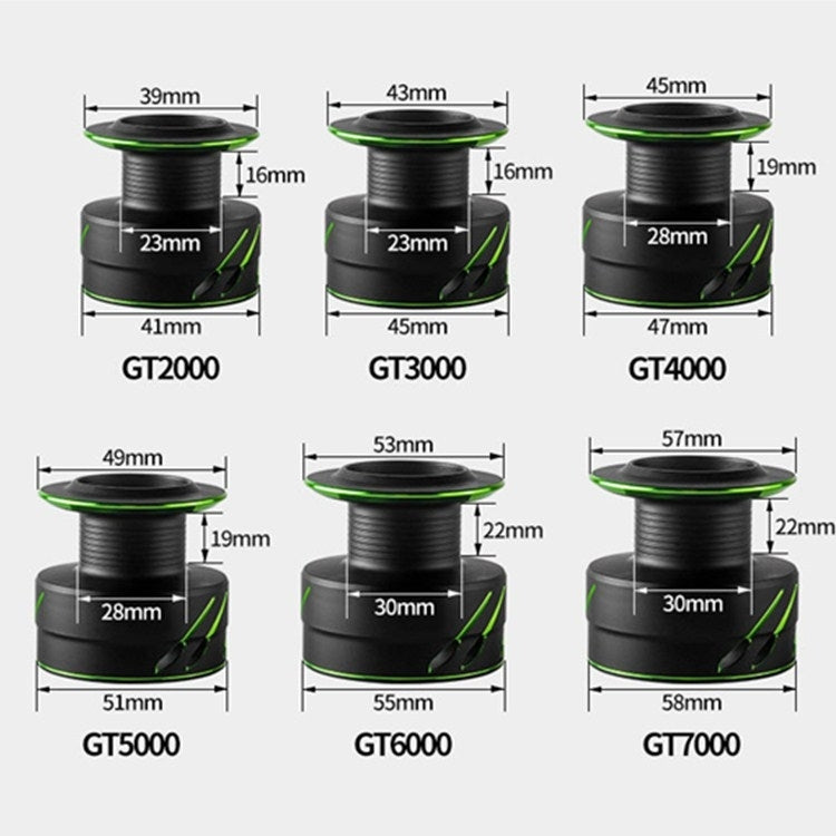 Linhu All-metal Spinning Wheel GT Long-range Caster Without Gap Sea Fishing Reel, Model:GT2000