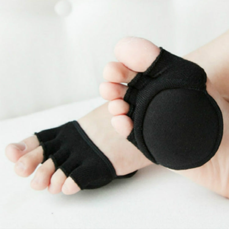 1 Pair Ladies Yoga Socks Non-slip Invisible Forefoot Forefoot Pad