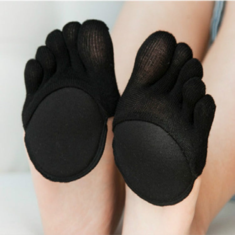 1 Pair Ladies Yoga Socks Non-slip Invisible Forefoot Forefoot Pad