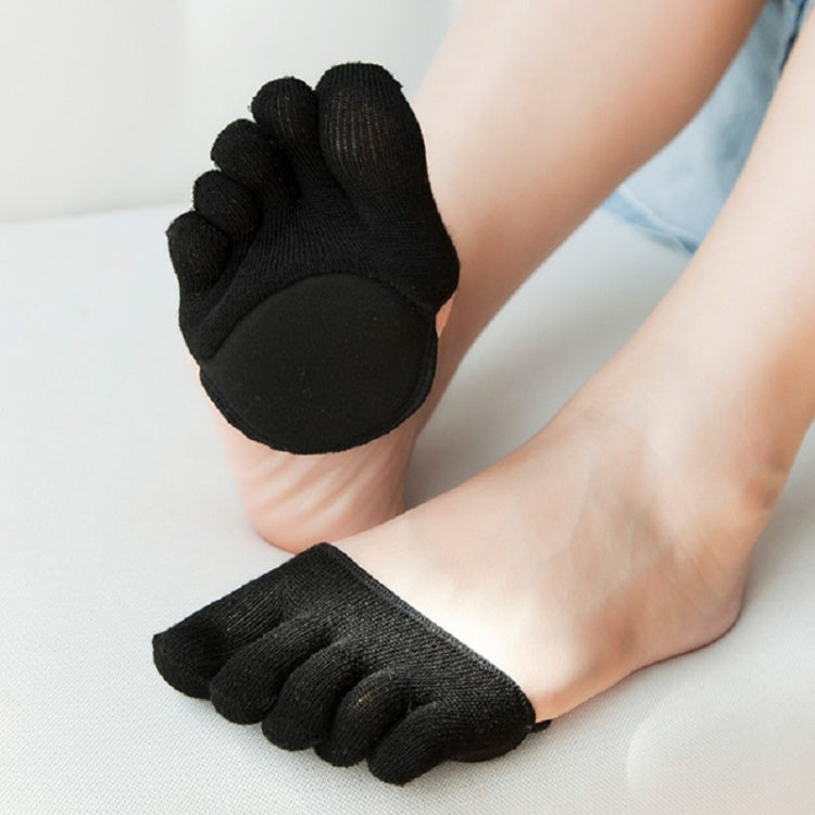 1 Pair Ladies Yoga Socks Non-slip Invisible Forefoot Forefoot Pad