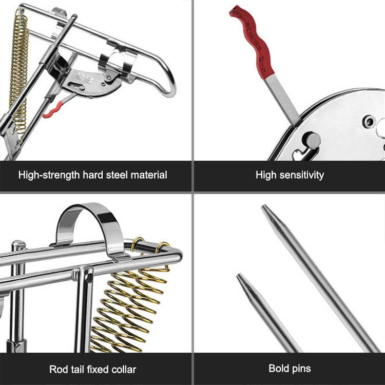 Automatic Fishing Bracket Sea Rod Throwing Rod To Insert Spring Bracket, Style:1 Generation