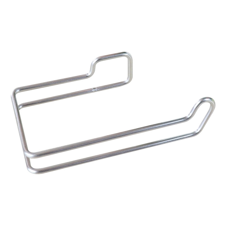 Repeatedly Reusable Punching-Free Stainless Steel Tissue Holder With Strong Traceless Hook Attachment(Silver)