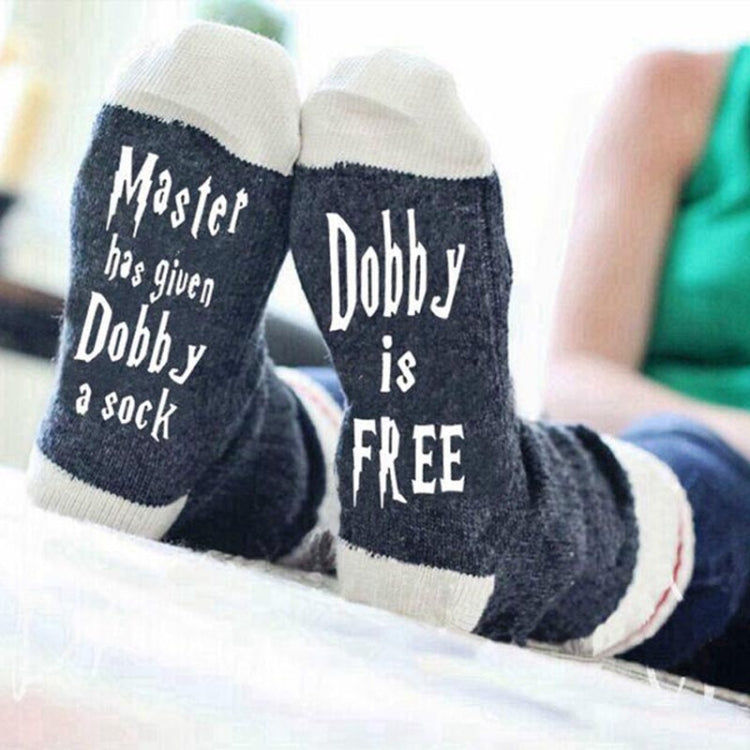 3 PCS Contrast Color English Men and Women Cotton Socks