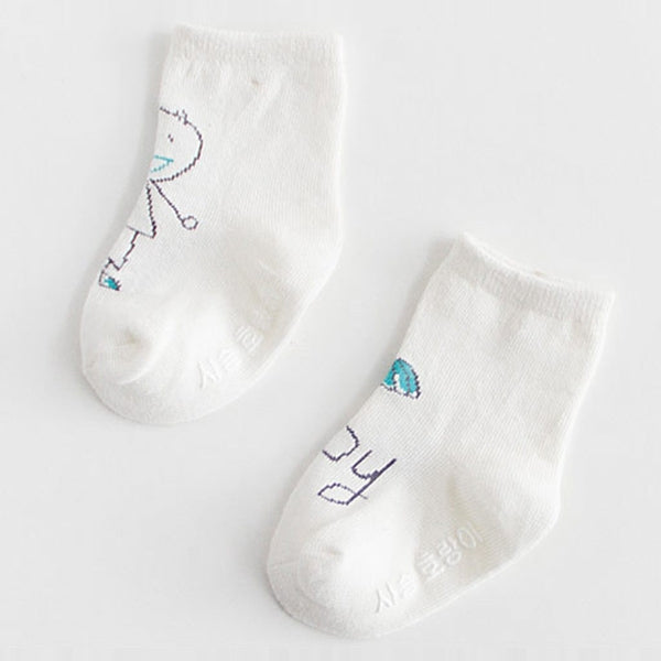3 Pairs Newborn Socks Cartoon