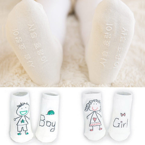 3 Pairs Newborn Socks Cartoon