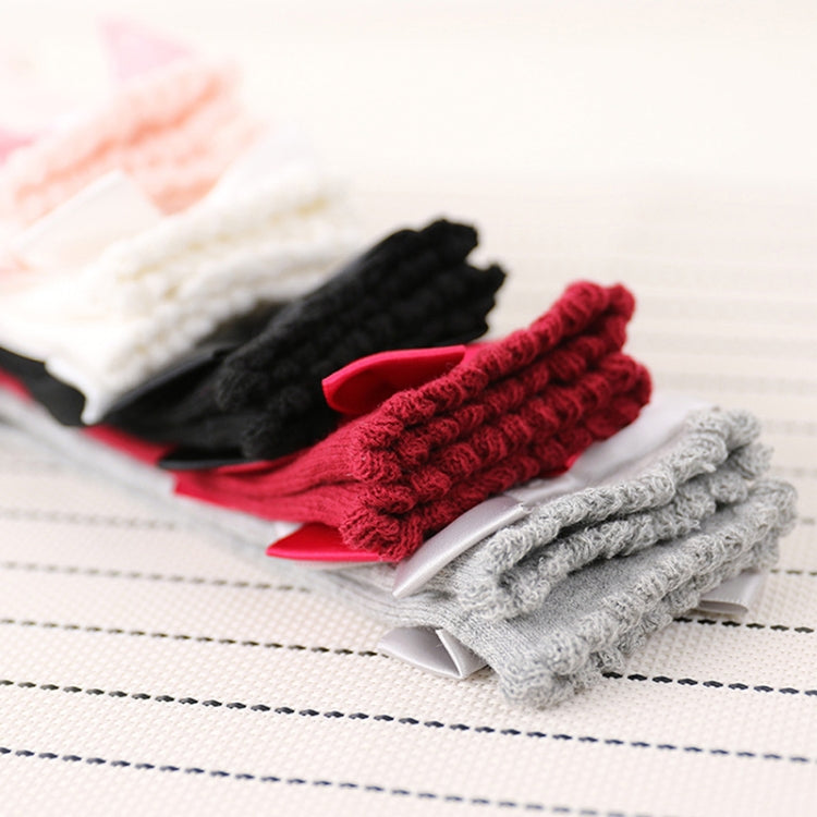 Kids Socks Toddlers Girls Big Bow Knee High Long Soft Cotton Lace baby Socks, Size:S