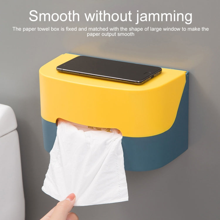 3 PCS Toilet Paper Towel Racks Household Punch-free Sanitary Tray Creative Waterproof Paper Roll Reel