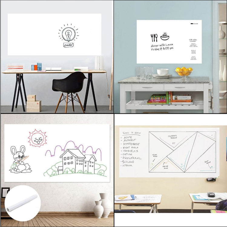 PVC Creative Message DIY Whiteboard Sticker Stationery Memo, Size: 45x200cm