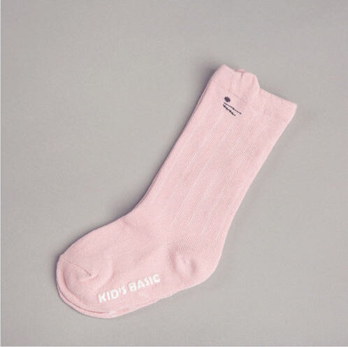 3 Pairs Kid Toddler Cute Animals Cotton Knee High Socks Baby, Size:S(Pink)